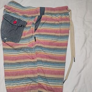 Lost Enterprises Men's Shorts Size Small Multicolored Drawstring Elastic‎ Waist